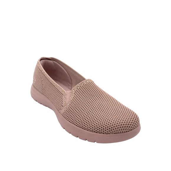 Skechers Shoes - Skechers On the GO Flex Knit Slip-On Shoes Treasure Gem Blush - Medium
